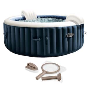 PureSpa Plus 77" x 28" 4-Person Hot Tub with Maintenance Accessory Kit
