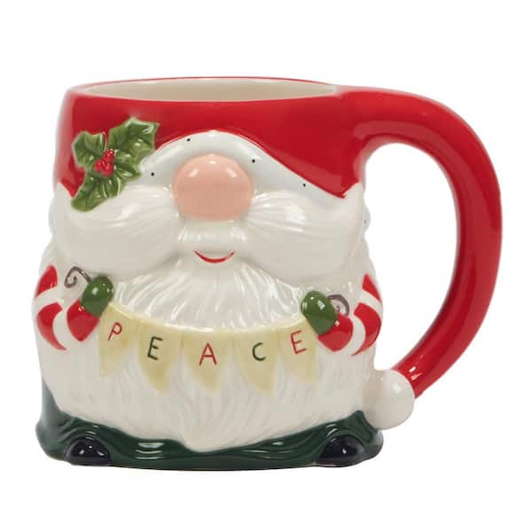 Certified International Christmas Fun Red Sayings 18 oz. Assorted Colors  Stoneware Mug (Set of 6) 36956SET6 - The Home Depot