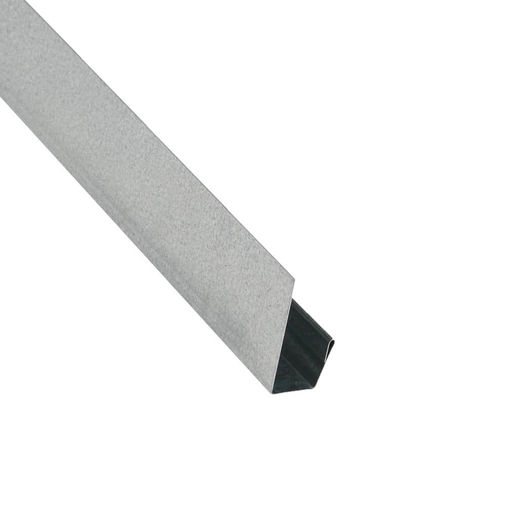 Metal Sales 2 in. x 10.5 ft. Galvalume Steel JChannel Drip Edge