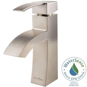 Bernini 4 in. Centerset Single-Handle Bathroom Faucet in Brushed Nickel