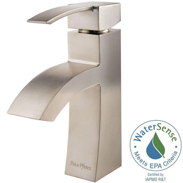 Pfister Bernini 4 in. Centerset Single-Handle Bathroom Faucet in Brushed Nickel