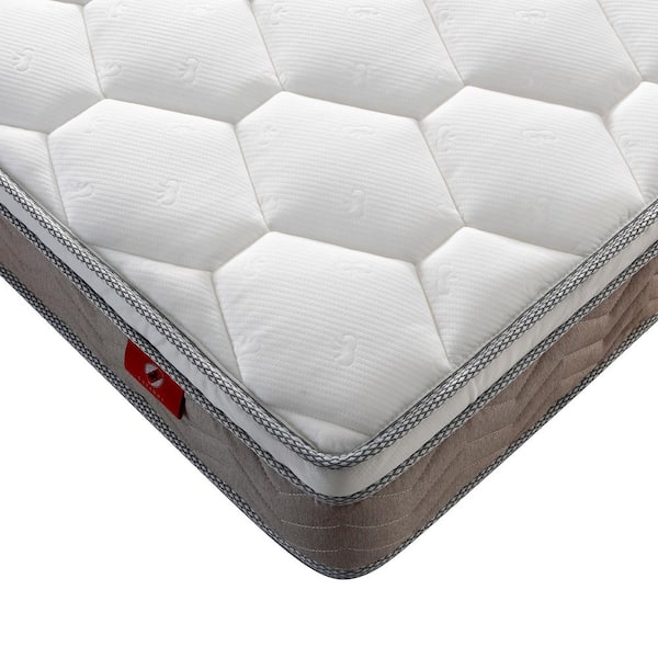 Twin Size Medium Firm 12 in. Hybrid Mattress, CertiPUR-US Memory Foam & Pocket Springs, Cooling Breathable Cover