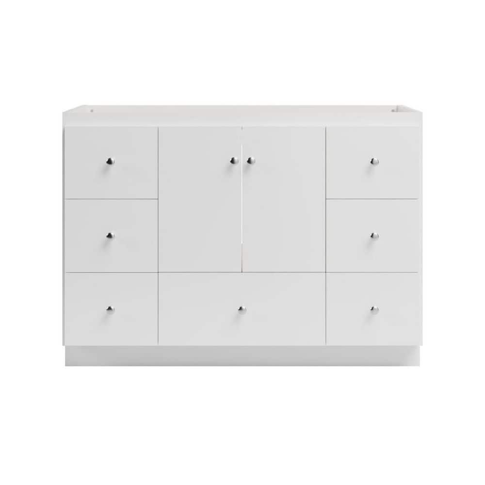 Slab 48 in. W x 21 in. D x 34.5 in. H Bath Vanity Cabinet without Top in Winterset price history on PriceWatchPro