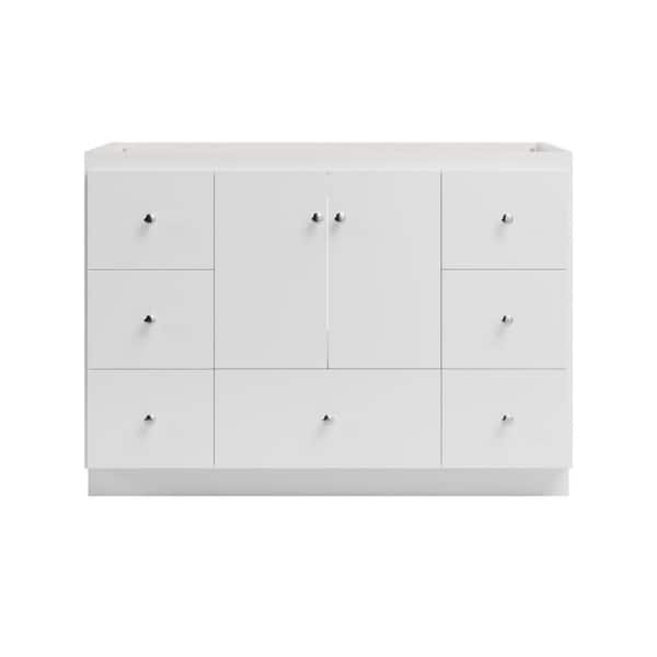 Simplicity by Strasser Slab 48 in. W x 21 in. D x 34.5 in. H Bath Vanity Cabinet without Top in Winterset