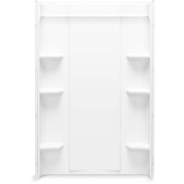 KOHLER Medley 48 in. W x 76.75 in. H Glue Up Vikrell Back Shower Wall in White