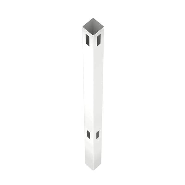 Veranda 5 in. x 5 in. x 9 ft. White Vinyl Pro Fence Corner Post