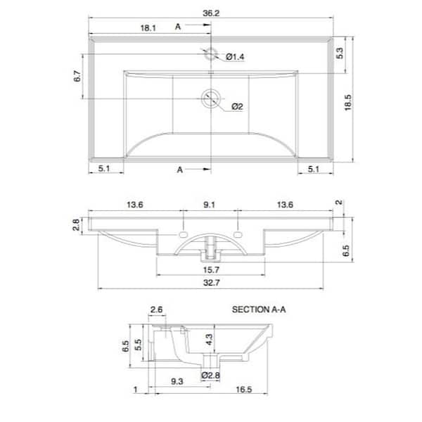 Scarabeo 8047/B-One Hole-637509859305 Ceramic and Wall Mounted Porcelain Washbasin White Nameeks Scarabeo 8047/B-One Hole-637509859305 Ceramic and Wall Mounted Porcelain Washbasin White Nameeks