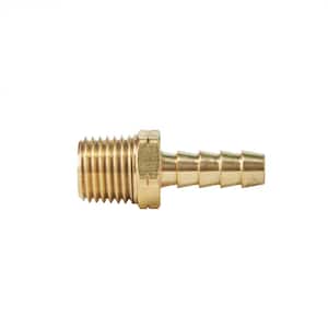 1/4 in. Barb x 1/4 in. MIP Brass Adapter Fitting
