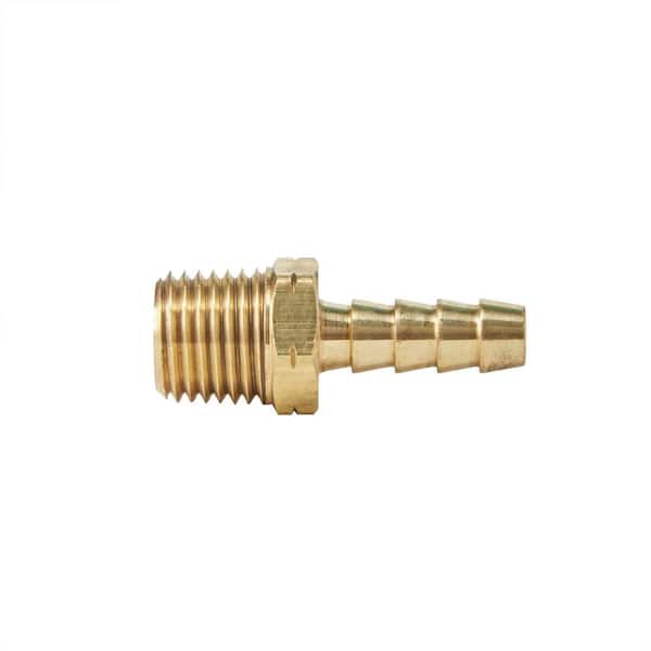 Everbilt 1/4 in. Barb x 1/4 in. MIP Brass Adapter Fitting