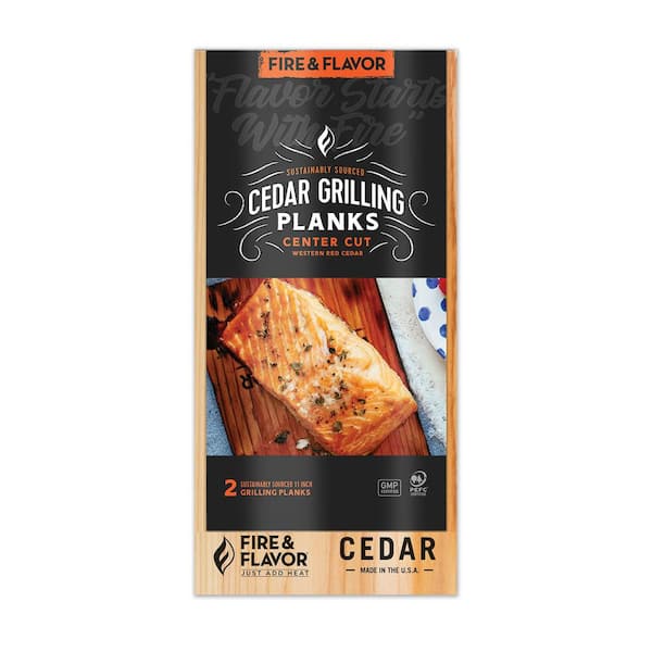 Fire and Flavor Cedar Grilling Planks