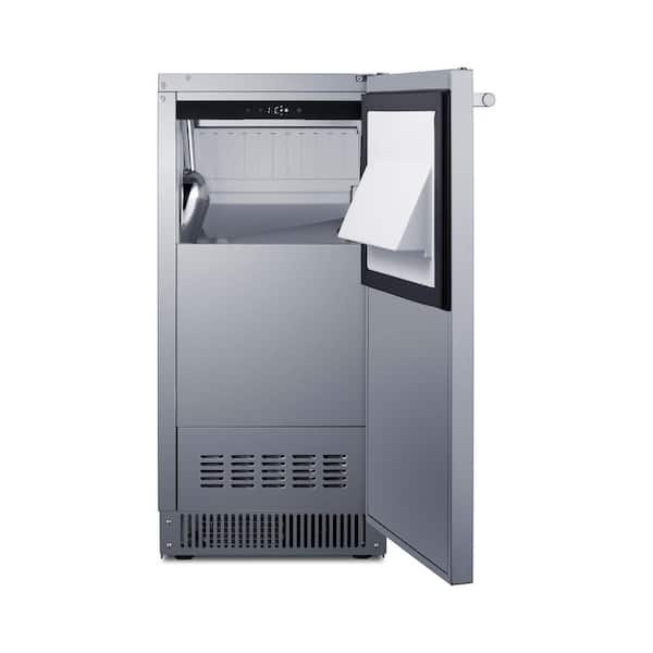 Summit Appliance 15 in. 68 lb. Outdoor Clear Cocktail Ice Icemaker