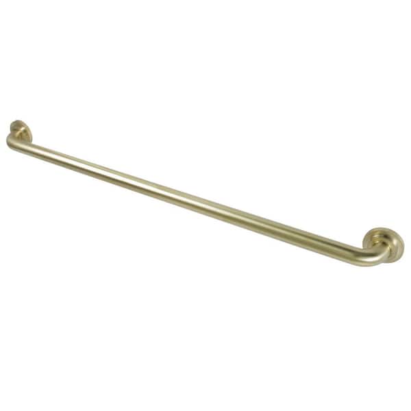 Manhattan 36 in. x 1-1/4 in. Grab Bar in Brushed Brass