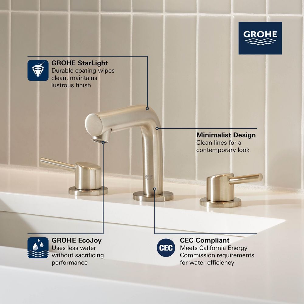 Concetto Matte Black 2-Handle Widespread Bathroom Faucet