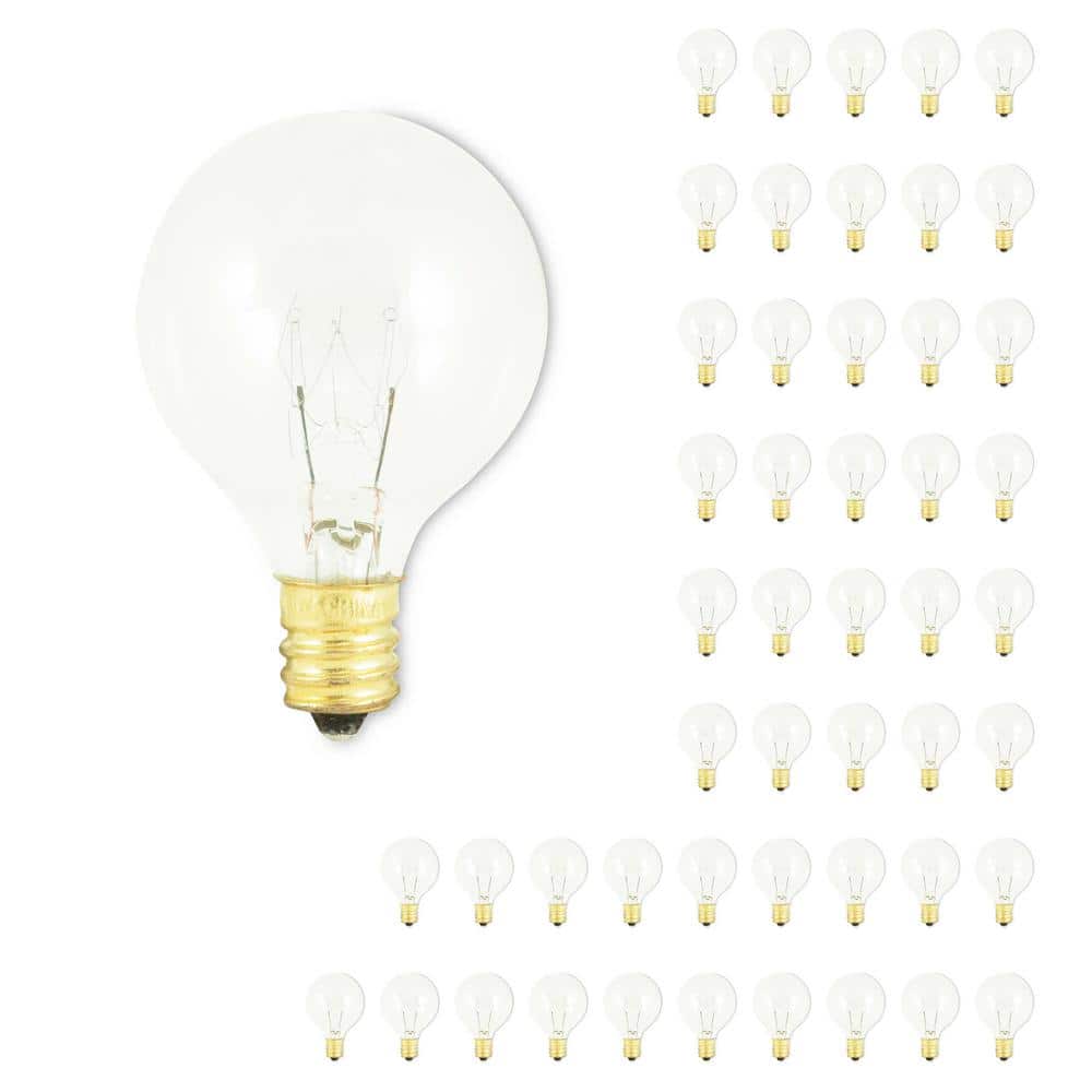 10-Watt Warm White Light G12 (E12) Candelabra Screw Base Dimmable Clear Inc