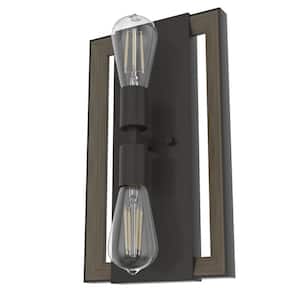 Woodburn 2-Light Noble Bronze Wall Sconce