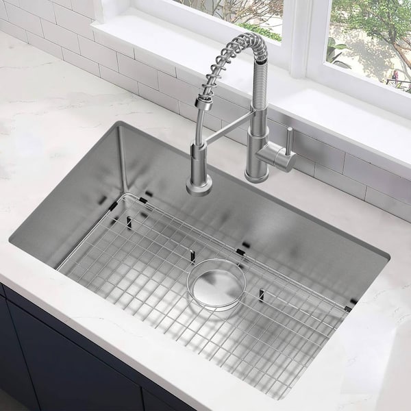 ZUHNE 16-Gauge Stainless Steel Undermount Kitchen Sink