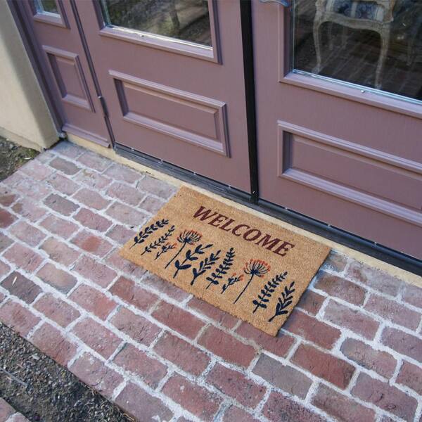 Welcome Outdoor Rubber Doormat 18 X 30 – Tuesday Morning