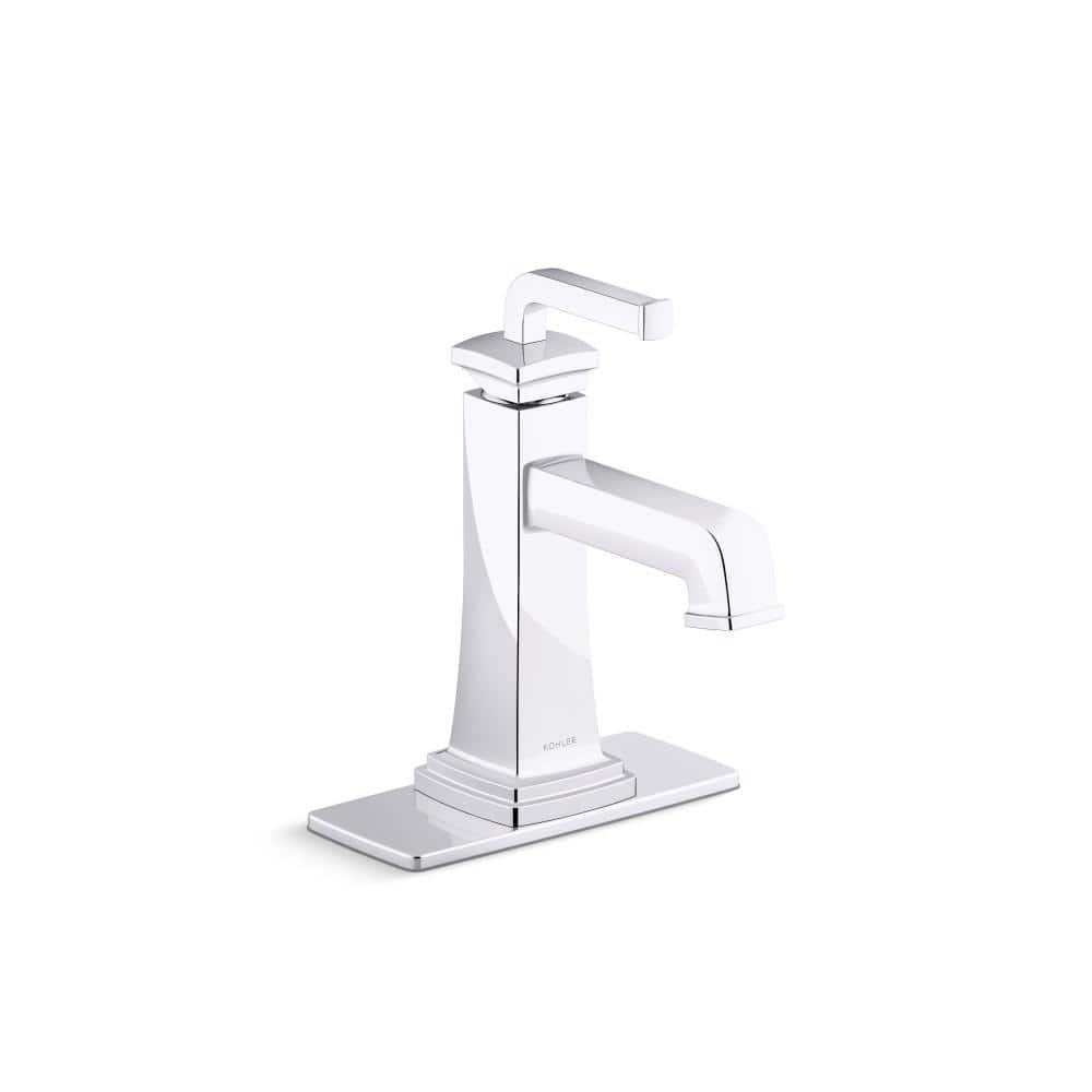 KOHLER Riff Single Handle Single Hole Bathroom Faucet In Polished   Polished Chrome Kohler Single Hole Bathroom Faucets 27400 4 Cp 64 1000 