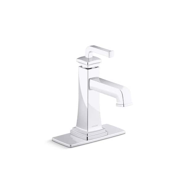 KOHLER Riff Single-Handle Single-Hole Bathroom Faucet in Polished Chrome