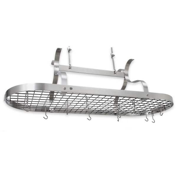 Enclume Premier 42-Inch Utensil Bar Wall Pot Rack, Stainless Steel