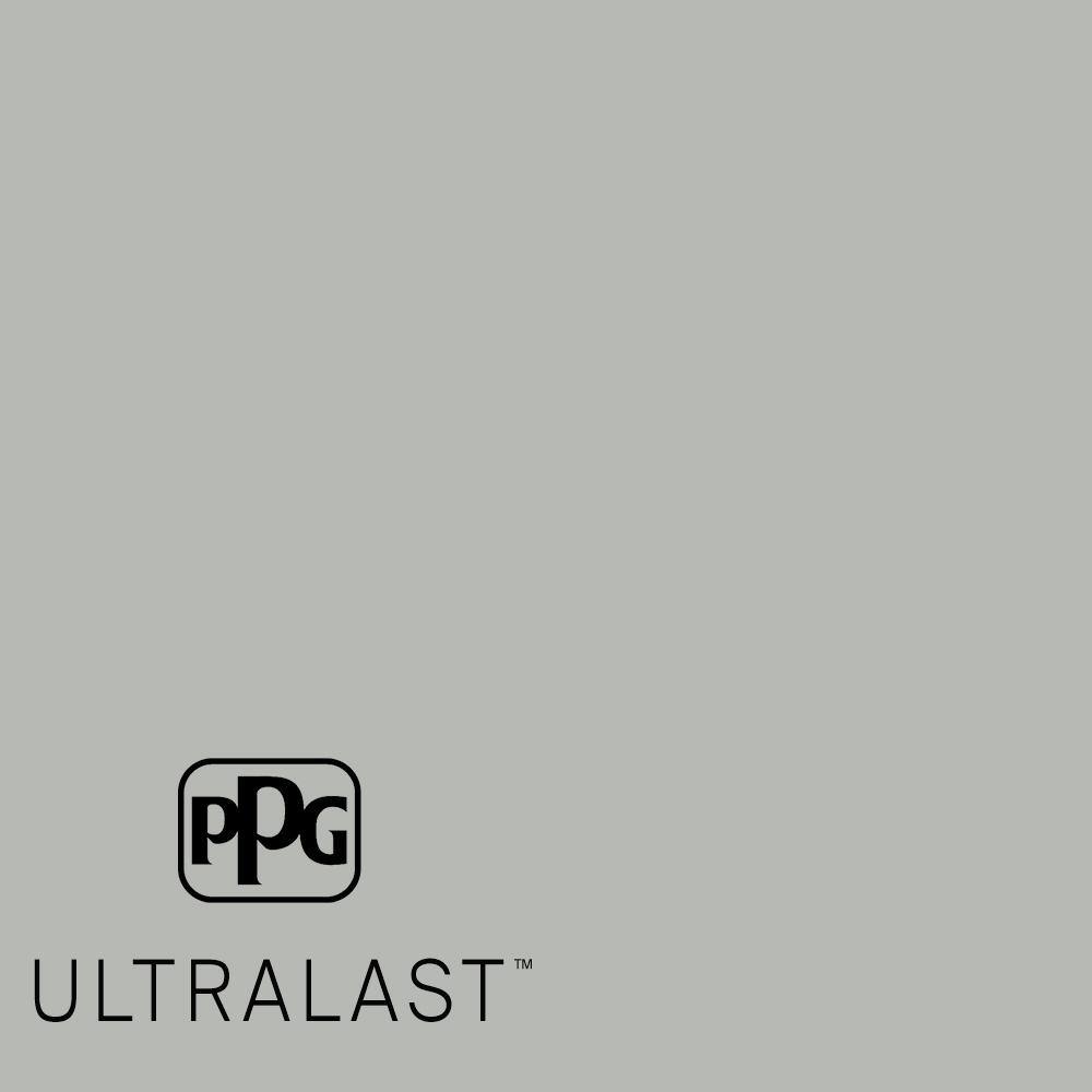 PPG UltraLast 1 gal. PPG10094 Gray Stone Matte Interior Paint and