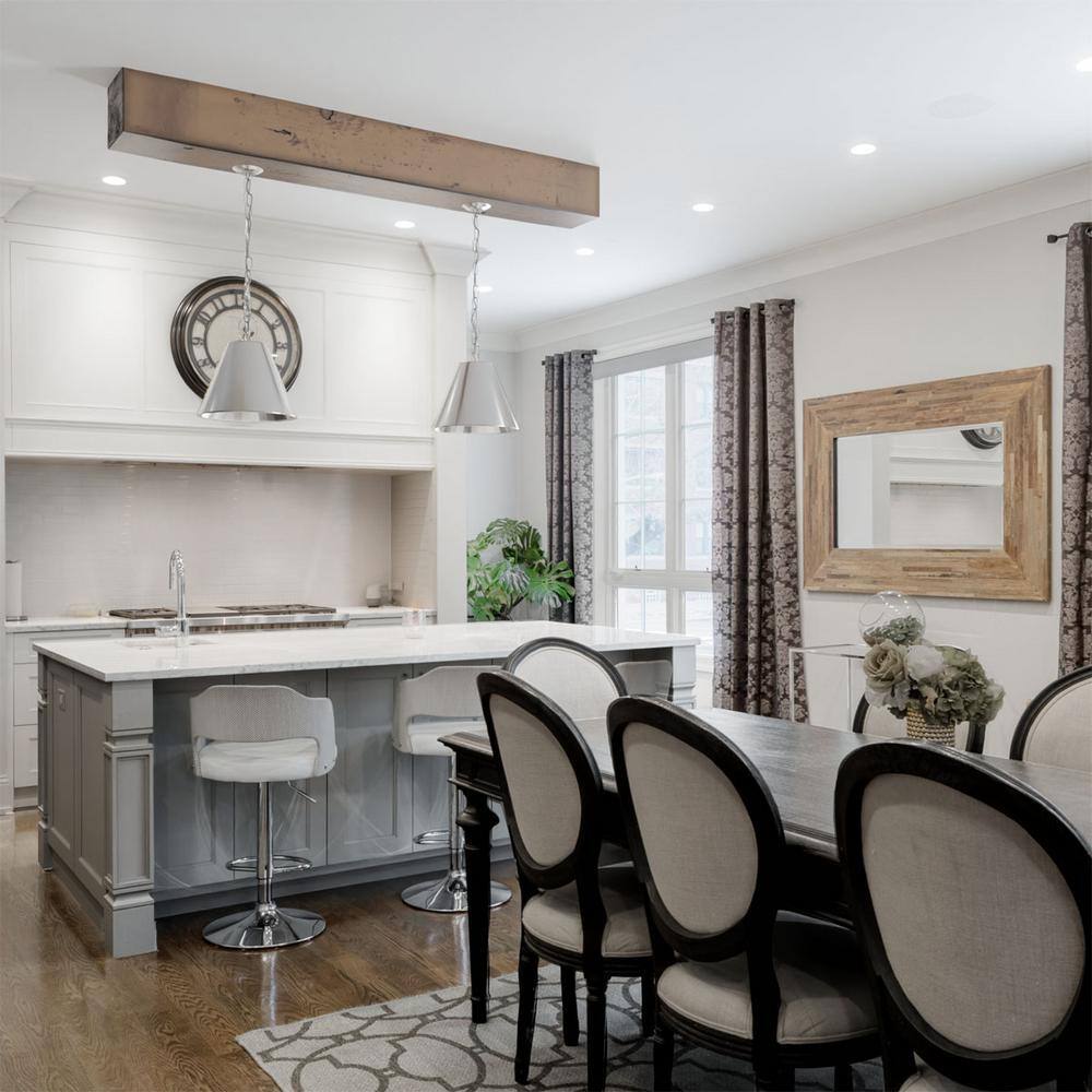 8' Premium Aged Faux Wood Knotty Pine Ceiling Beam
