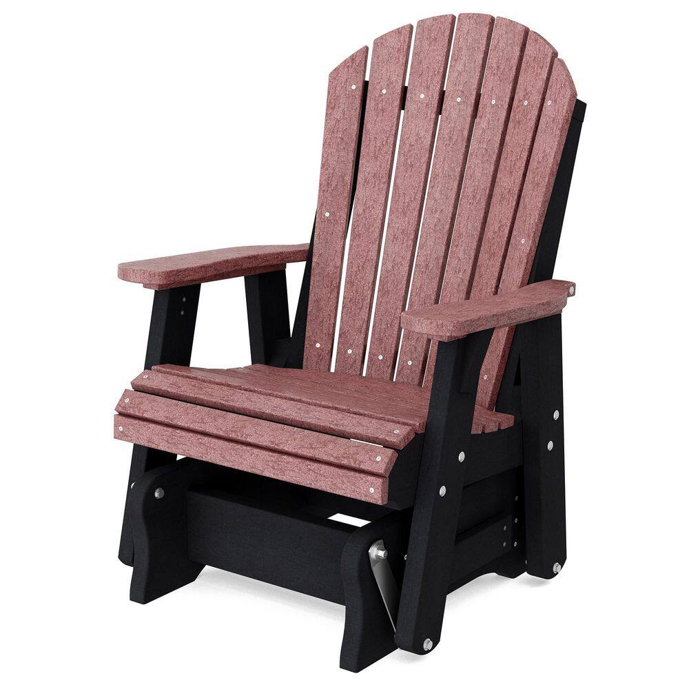 Heritage 1-Person Cherrywood and Black Plastic Outdoor Glider price history on PriceWatchPro
