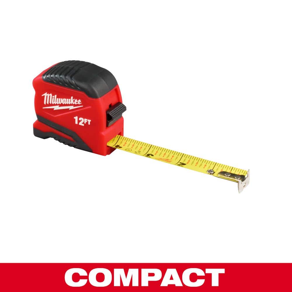 25 ft. Compact Tape Measure W/ Jobsite Straight Scissors