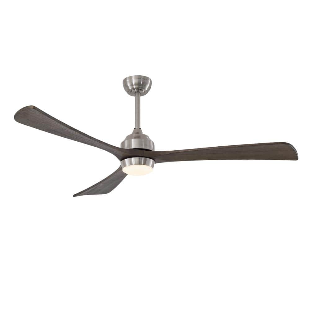 62in. Integrated LED Brown Ceiling Fan Light with  Two Rod and Quiet DC Motor 3 Blade price history on PriceWatchPro