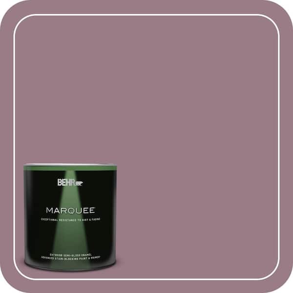 BEHR MARQUEE 1 qt. #T15-19 Mulberry Wine Semi-Gloss Enamel Exterior Paint & Primer
