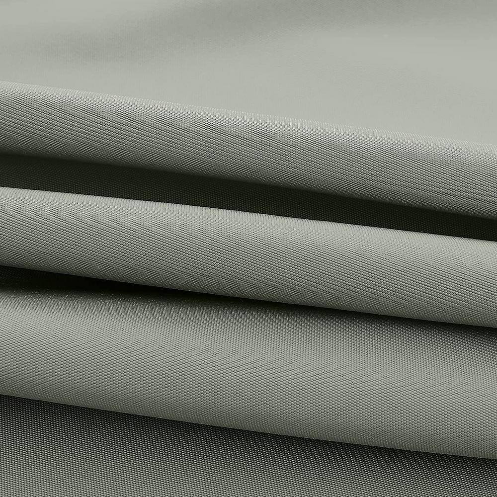 Gray 9FT UV-Resistant Polyester Patio Umbrella Canopy