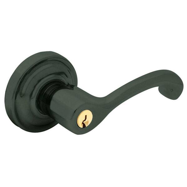 Baldwin Classic Wave Oil Rubbed Bronze Keyed Entry Door Lever