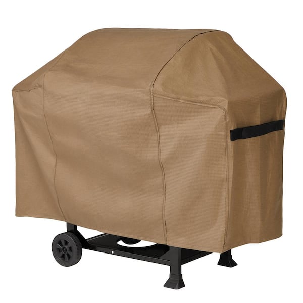 Duck Covers Essential 70 in. W x 20 in. D x 49 in. H BBQ Grill Cover in Latte