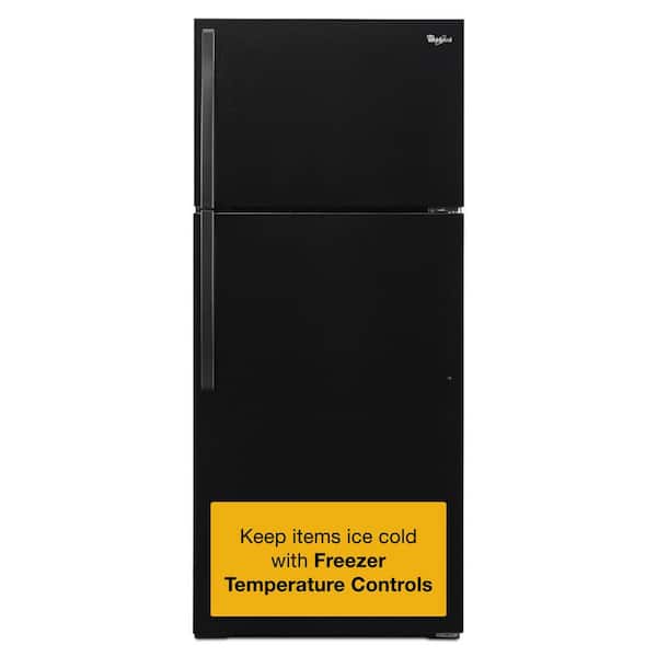 14.3 cu. ft. Top Freezer Refrigerator in Black