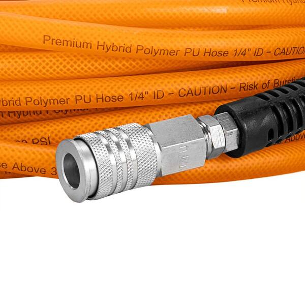 Freeman PPH50WF 1/4インチ x 50インチ ポリウレタンポリマーハイブリッドエアホース 1/4インチNPT継手付き オレンジ並行輸入 Freeman PPH50WF 1&frasl;4インチ x 50インチ ポリウレタンポリマー