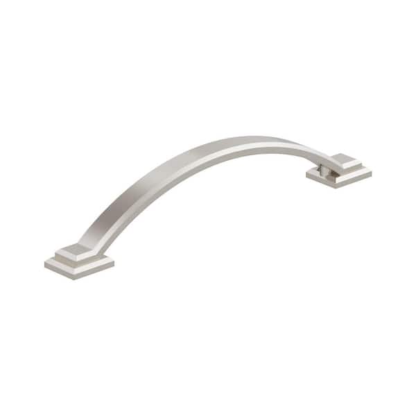 Amerock Sheffield 5-1/16 in. Center-to-Center Traditional Satin Nickel Arch Cabinet Pull