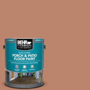 1 gal. #PFC-13 Sahara Sand Gloss Enamel Interior/Exterior Porch and Patio Floor Paint