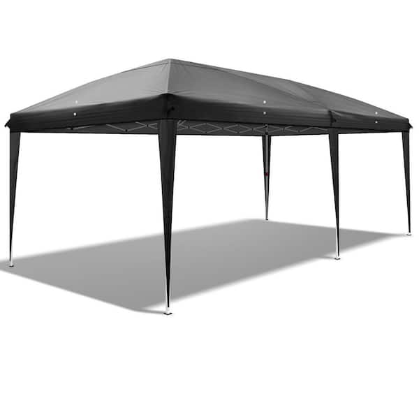 10 ft. x 20 ft. Pop-Up Canopy Tent,No Sidewalls, Waterproof UV Protection with Carry Bag