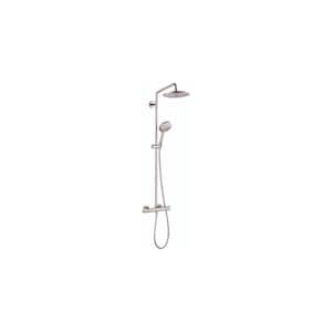 Raindance S 240 3-Jet Shower Pipe in Brushed Nickel