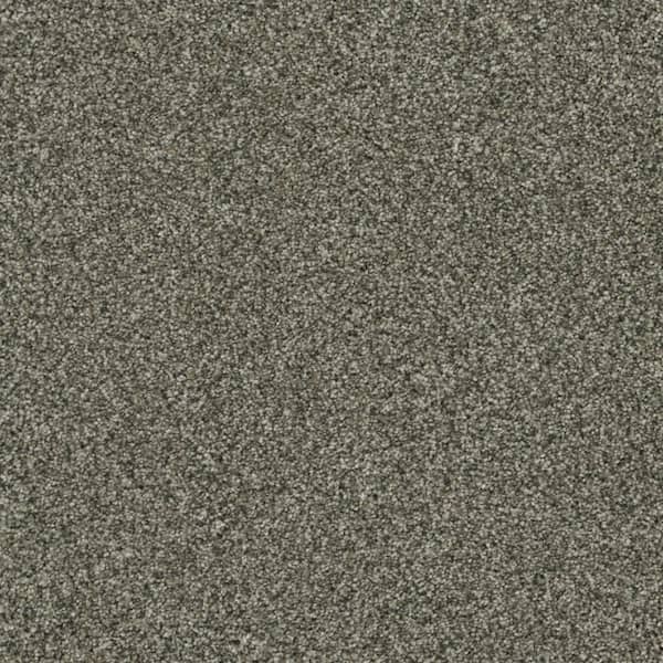 Trestle I-Arch Gray-40 oz. SD Polyester Texture Carpet - Installation Required