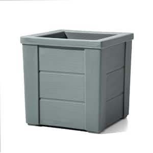 16 in. x 16 in. Lakewood Planter Box Sage Gray