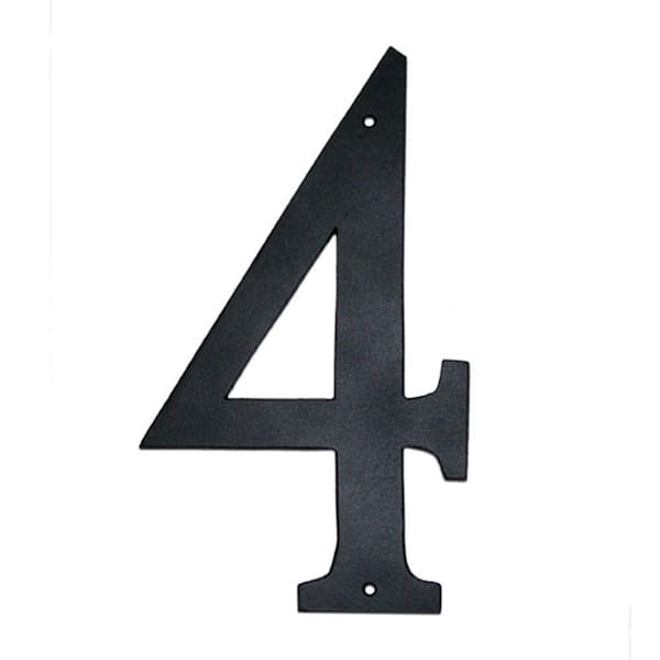 Montague Metal Products 10 in. Standard House Number 4