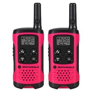 Talkabout T107 Alkaline 2-Way Radio in Neon Pink (12-Pack)