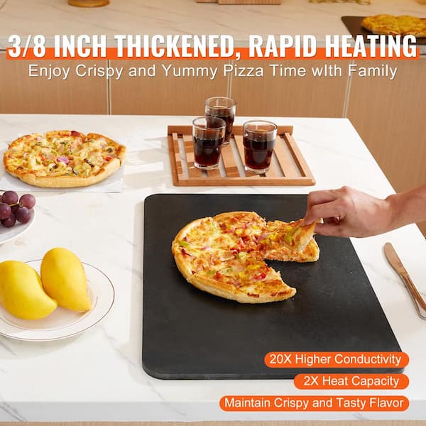 Primica Pizza Steel For Oven Set Of 2, 16" X 13.4" - Regular And