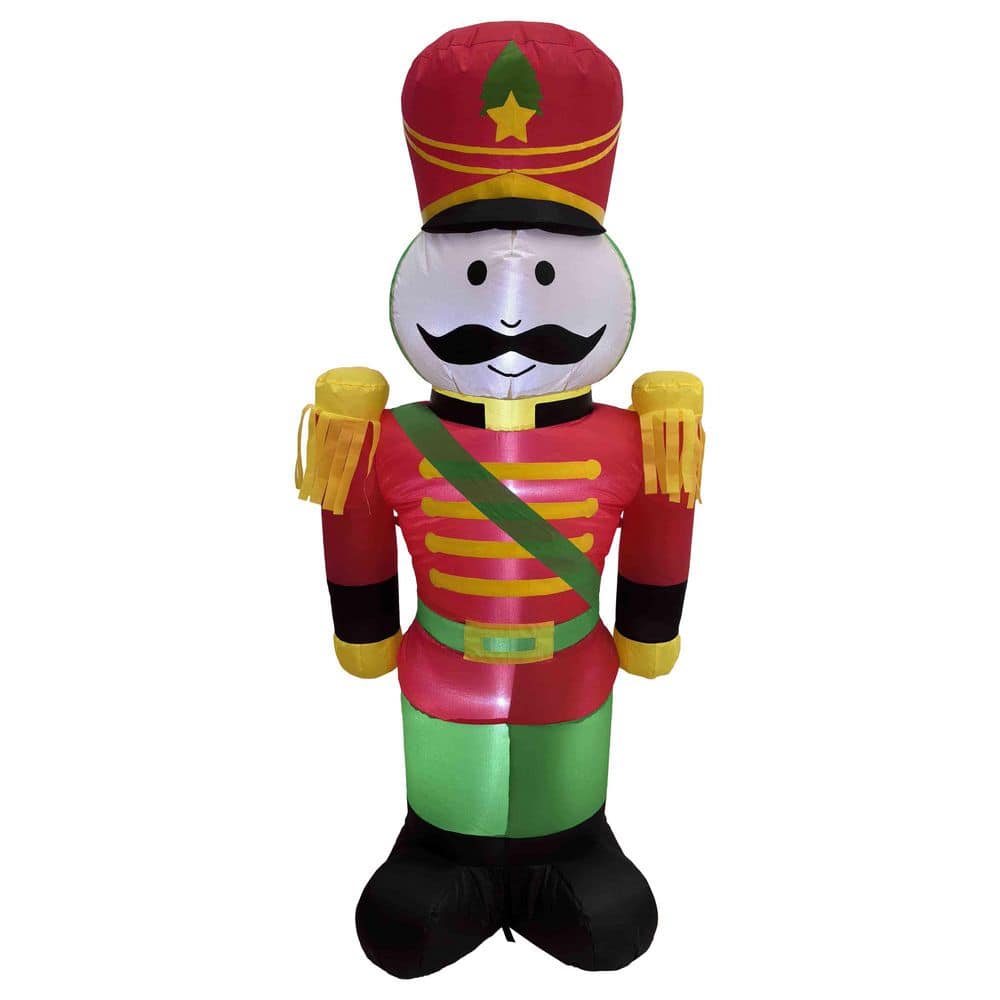 LED Lighted Inflatable Soldier Nutcracker Outdoor Christmas Decoration-4.25' price history on PriceWatchPro