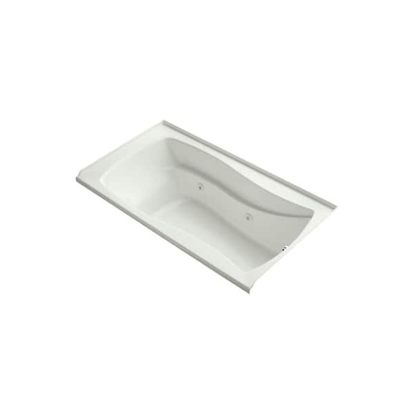 KOHLER Mariposa 66 in. Rectangular Drop-in Whirlpool Bathtub in Dune