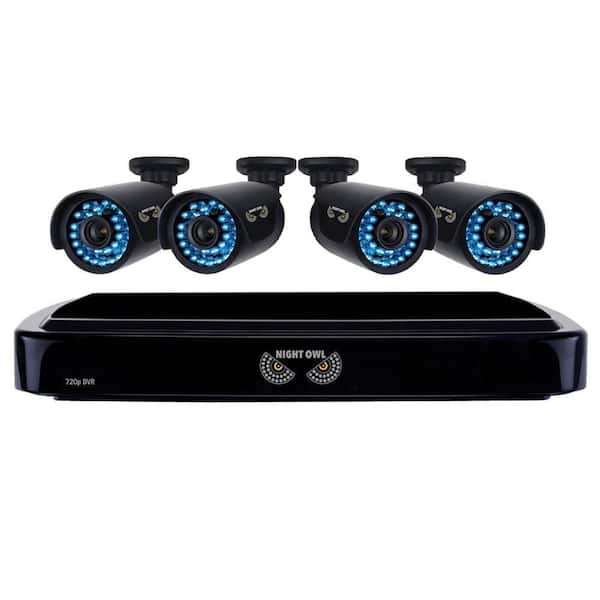 Night Owl 4-Channel 1080p Smart HD Video Security System with 1 TB HDD and 4 x 720p HD Cameras