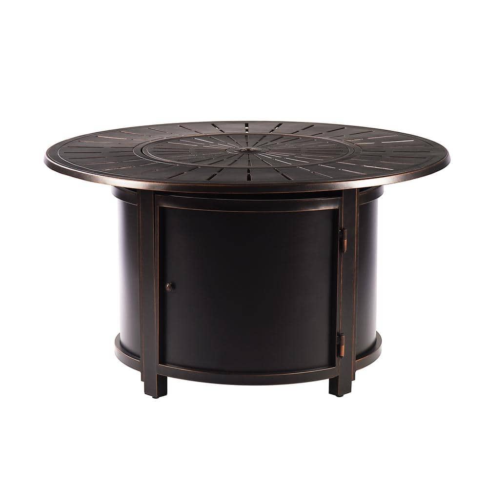 Reviews for Oakland Living 44 in. Round Aluminum Outdoor Propane Fire