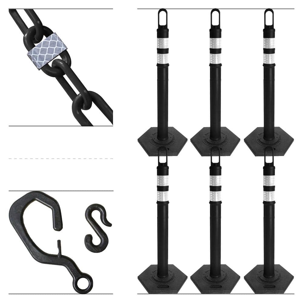 Black Delineator and Reflective Chain Kit price history on PriceWatchPro