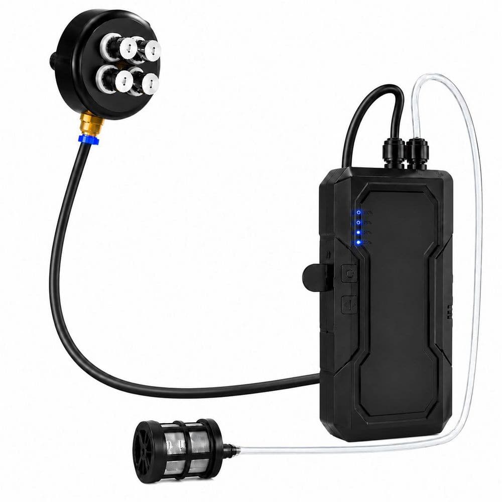 Portable Magnetic Misting System with Pump and 4 Nozzles for Outdoor Fan Cooling price history on PriceWatchPro
